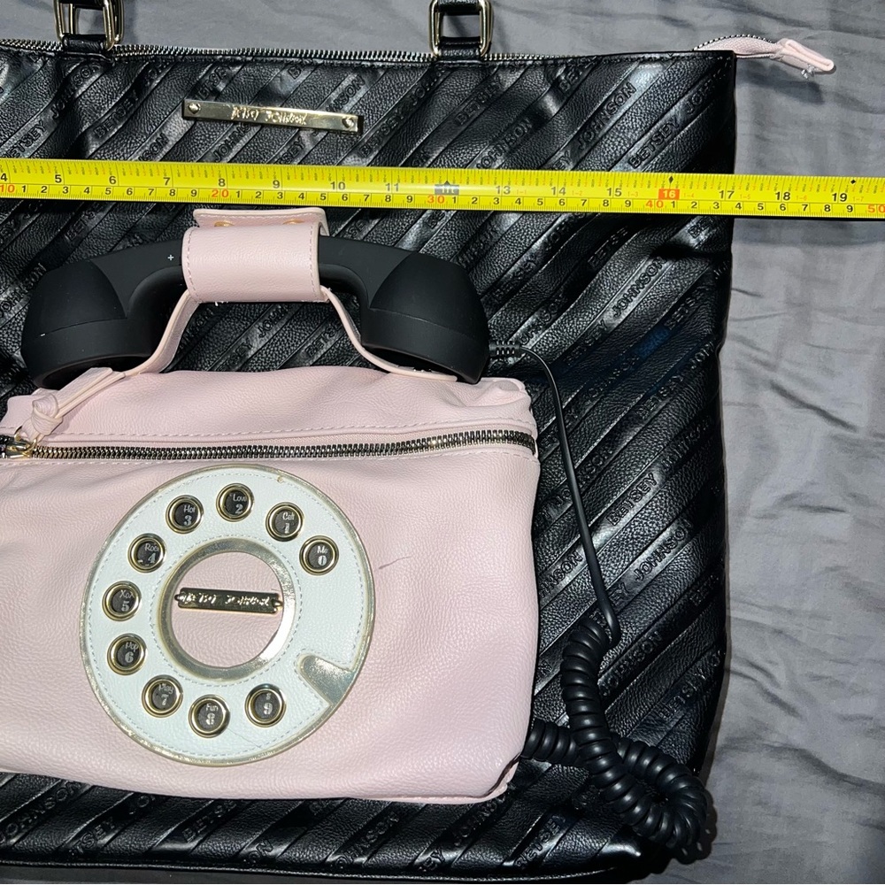 Betsey Johnson Telephone Tote Bag - Picture 15 of 16
